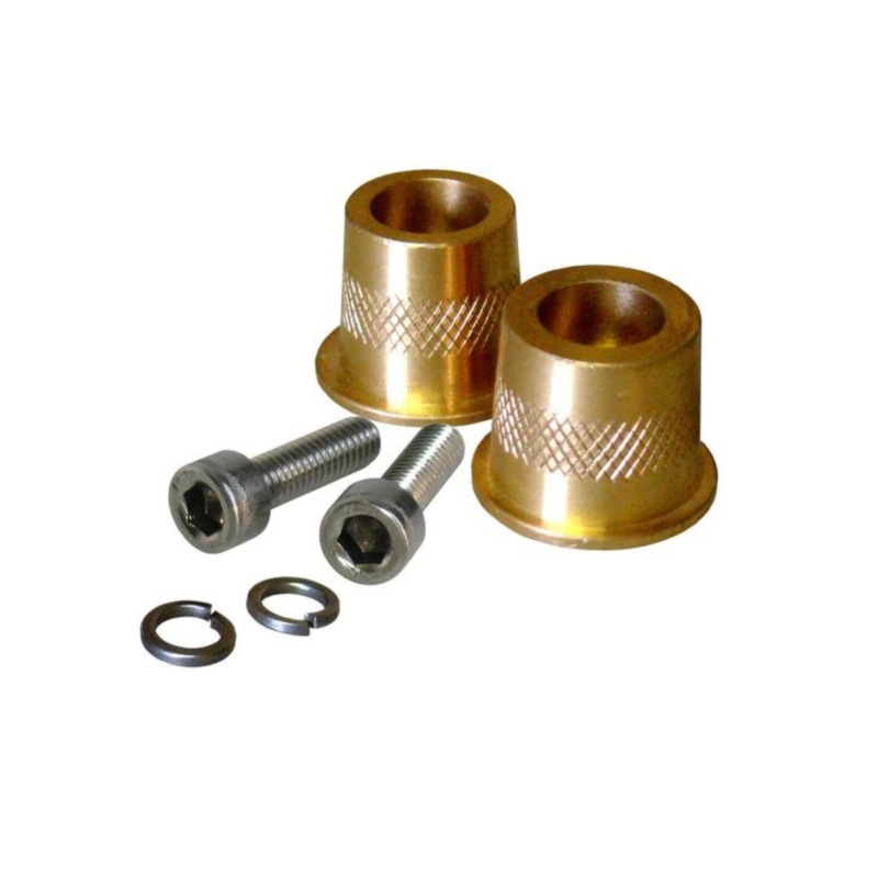 Pair of XS Power 580 12 Volt Battery Short Brass Terminal Post Adaptors