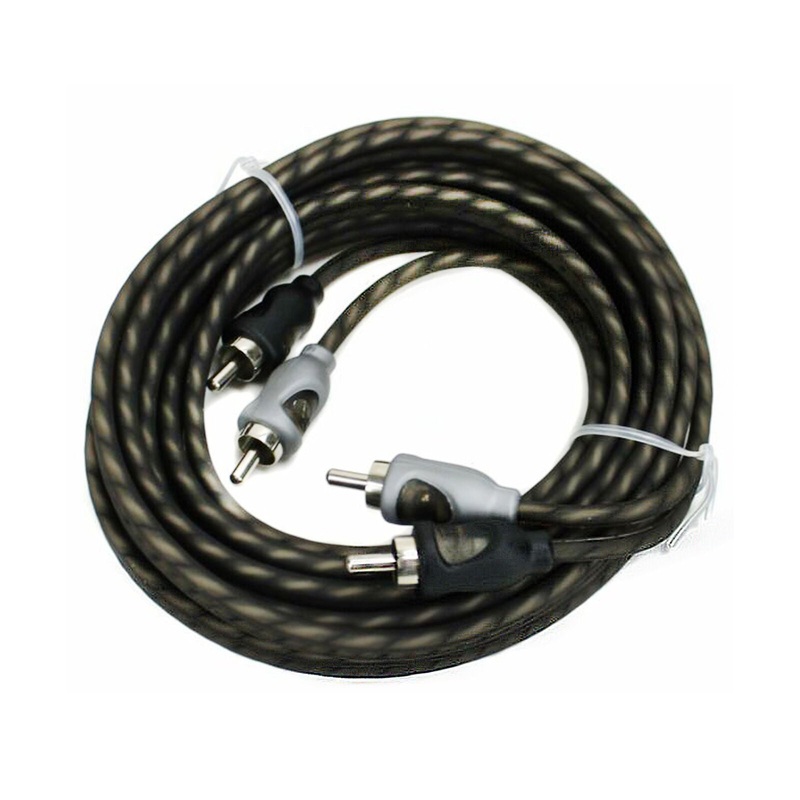 Rockford Fosgate RFI-10 10ft. Twisted Pair OFC Signal RCA Cable