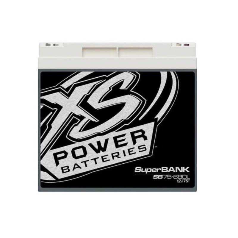 XS Power 12V Compact Pro Car Audio Super Capacitor Bank 600W Max Power SB75-680L
