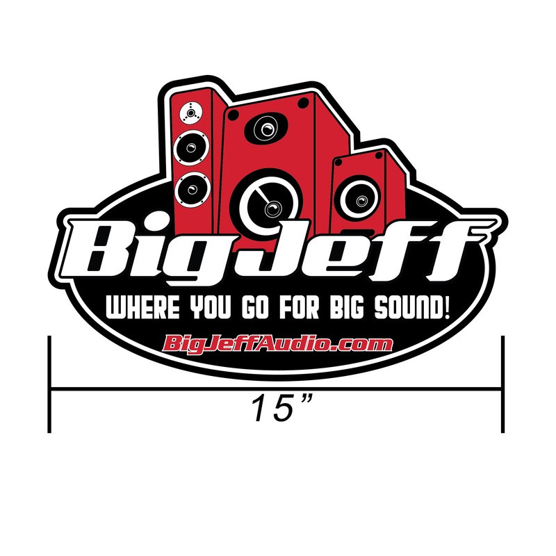 15″ Big Jeff Online Official Sticker