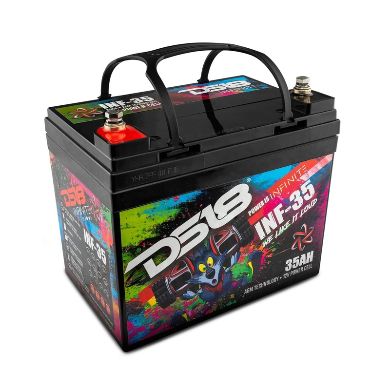 DS18 12V Battery 35 AH 1250 Watts AGM 525 Amps Non Spillable INFINITE INF-35