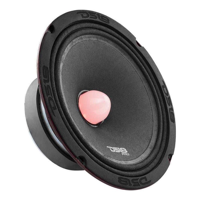 DS18 8″ 275W RMS 4-Ohm w/ RGB LED Bullet Midrange Speaker / PRO-X8.4BMRGB