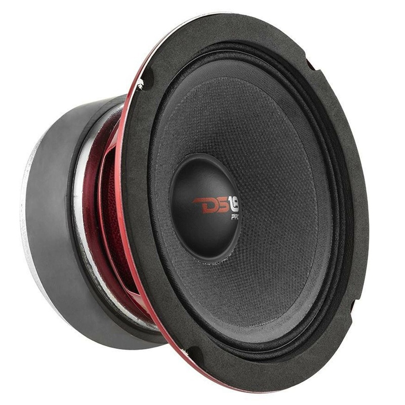 DS18 Car Audio 5.25″ Midrange Loudspeaker 300 Watt 4 Ohm Red PRO-X5.4M