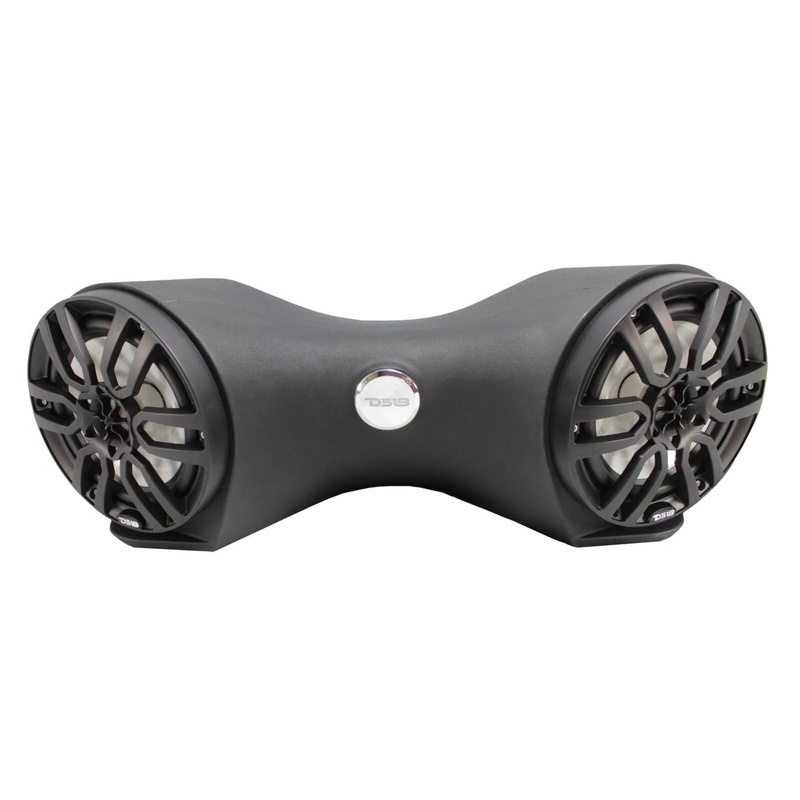 DS18 Double 8″ Marine Loaded Speaker Enclosure 4 Ohm 750 Watts with RGB LED