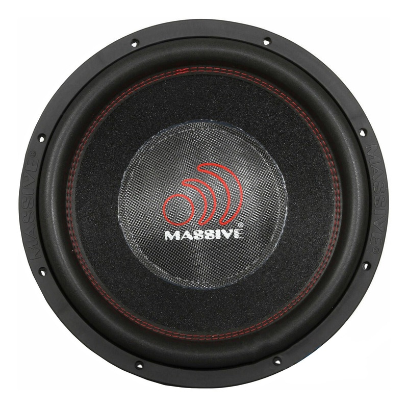 Massive Audio 15″ 3000W Subwoofer RMS 6000W Max Dual 2 OHM 4″ V.C. HIPPOXL152R