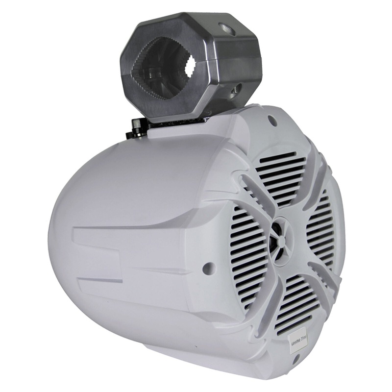White Tower Wake Pair 6.5″ 240W 2-Way Marine RGB Speakers Ground Zero