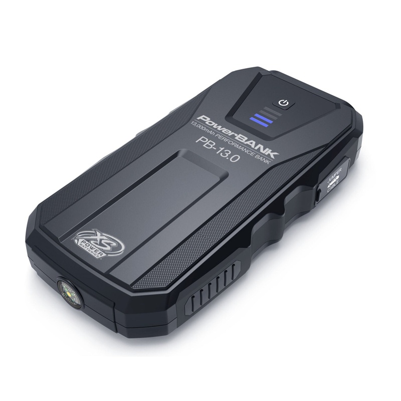 XS Power 13,000mAH Power Bank Charging Unit w/ Jumper Cable & Charging Cables