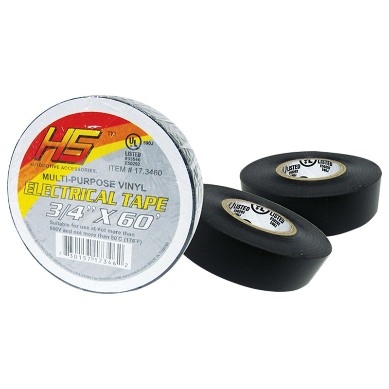 10 Pack of Herrero & Sons 3/4″ x 60′ Heat Resistant Vinyl Electrical Tape