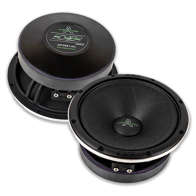 6.5″ 180W RMS 4-Ohm Mid-Range Speaker Set Deaf Bonce Apocalypse Series AP-M61AC