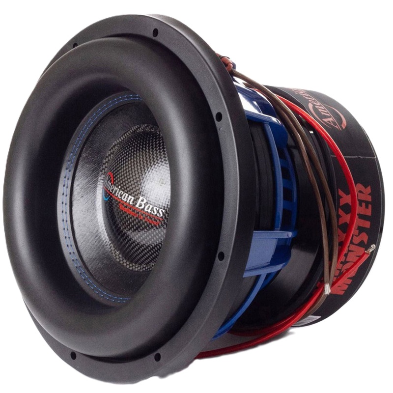American Bass 12″ Bass Subwoofer 1-Ohm Dual Voice Coil 7000 Watts 12XMAX