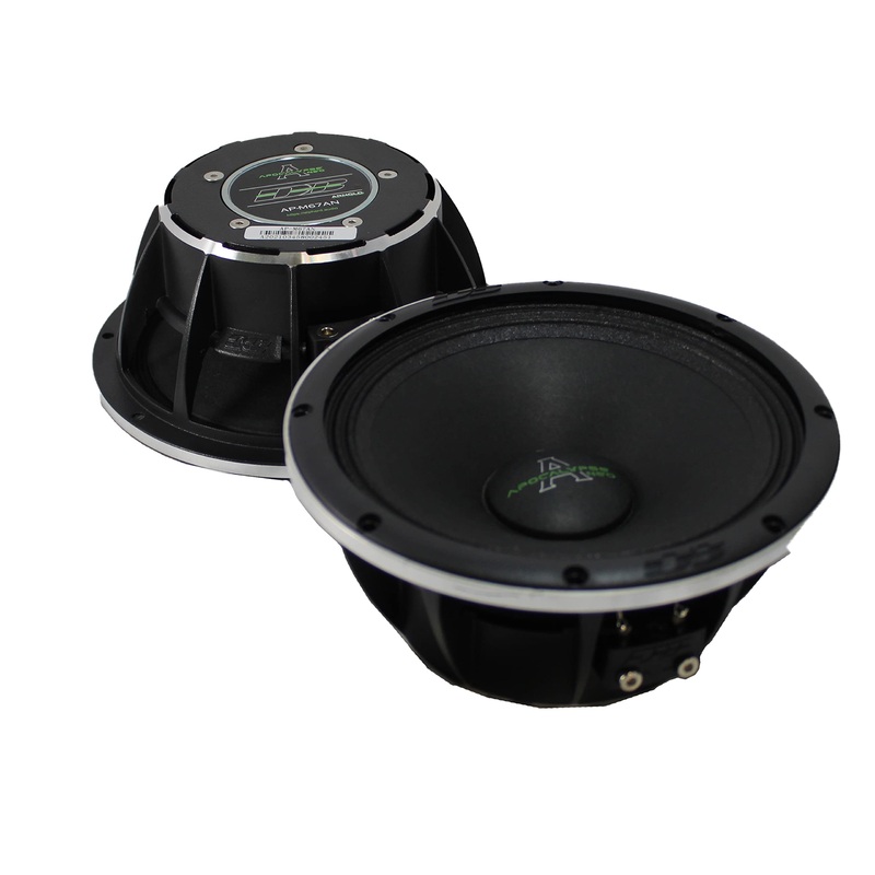 Deaf Bonce Pair of 6.5″ Midrange Speakers 600W 4ohm Apocalypse Series AP-M67AN