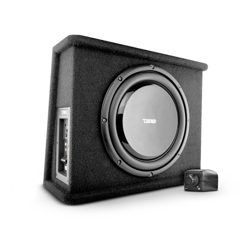 DS18 10″ Shallow Subwoofer Bass Package 700 Watts 2 Ohm with Built In Amplifier
