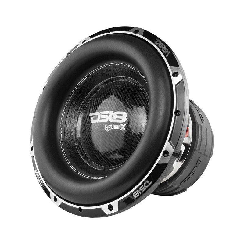 DS18 Hooligan X 15″ 6000 Watt 4″DVC 1 Ohm High Excursion Competition Subwoofer