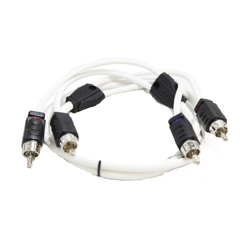 DS18 RCA 3 Feet Marine Tinned OFC 2 Channel Shielded Noise Reduction Cable