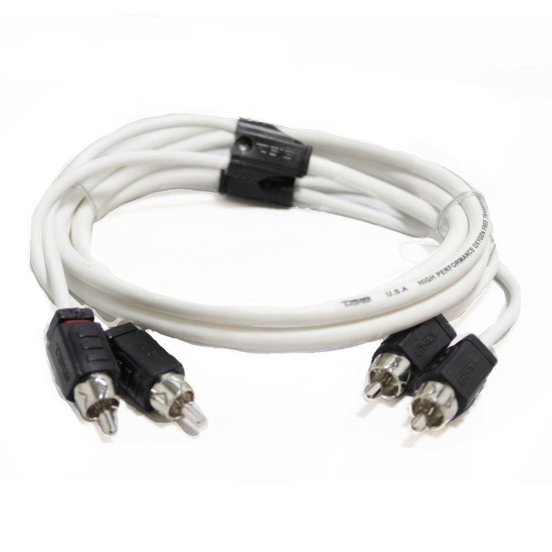 DS18 RCA 6 Feet Marine Tinned OFC 2 Channel Shielded Noise Reduction Cable