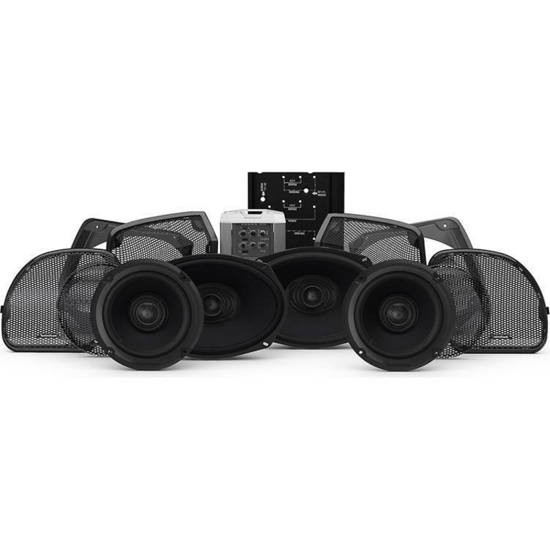 Rockford Harley Davidson Road/Street Glide Fairing/Tour-Pak Speakers, Amp & Kit