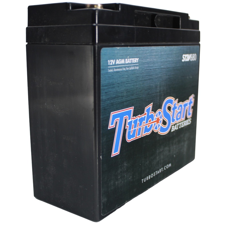 Turbo Start 12V AGM B-Stock Battery 370 Crank Amps Sealed  S12V680