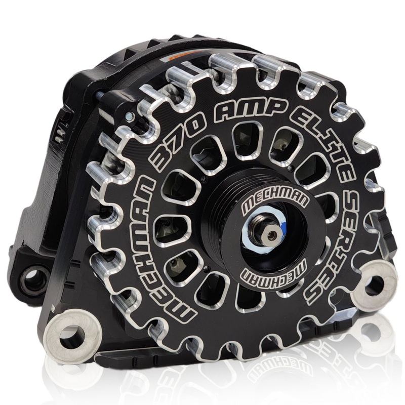 370-Amp Billet High Output Alternator for Dodge Ram HEMI Direct Fit Mechman
