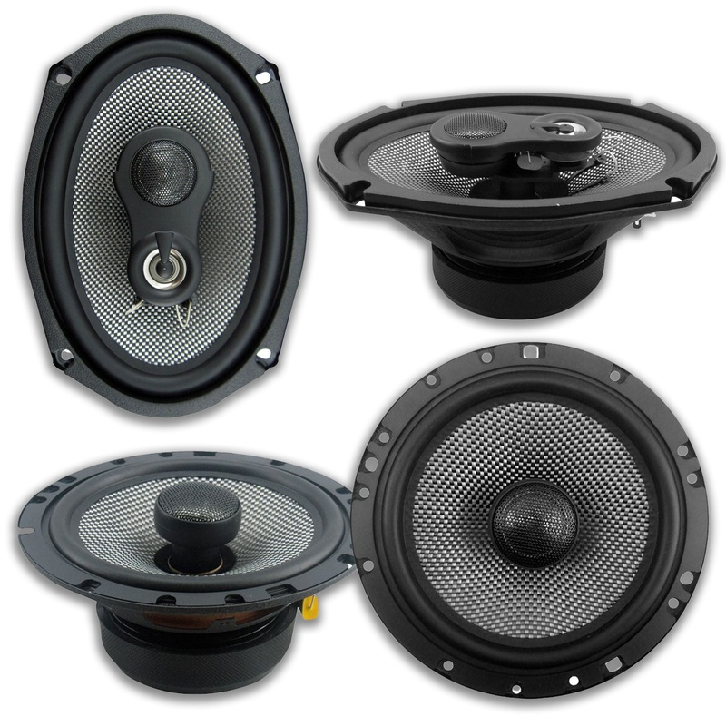 American Bass Car Audio 6.5 & 6×9 Coaxial Speaker Pairs 720W 4 Ohm SQ6.5/SQ6.9