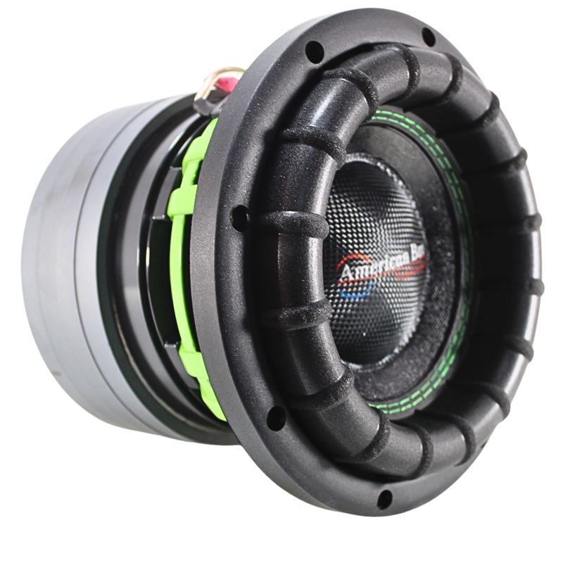 American Bass Godzilla Green/Black 8″ Dual 4 Ohm 1200W RMS Sub GODZILLA-8-D4