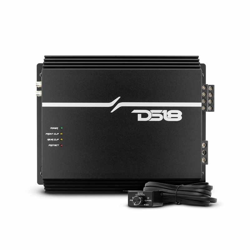 DS18 4 Channel Korean Amplifier Class A/B Full Range w/ Bass Knob EXL-P800X4