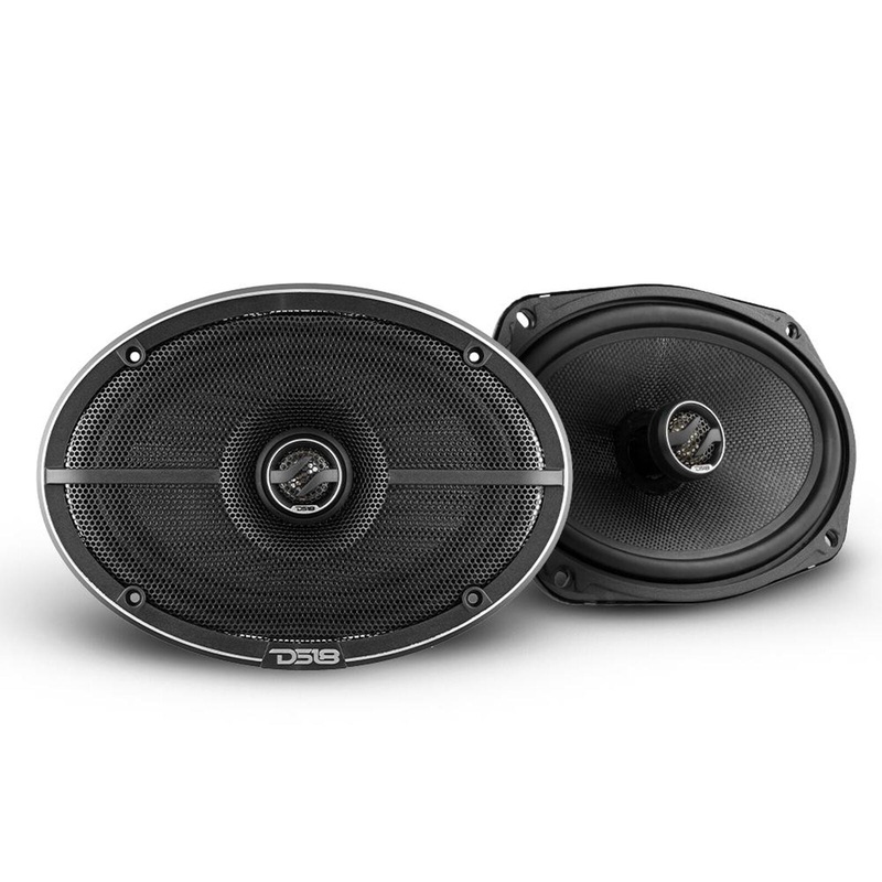DS18 ZXI 6×9″ 360W 2-Way + 6.5″ 4-Ohm Car Audio Coaxial Door Speakers