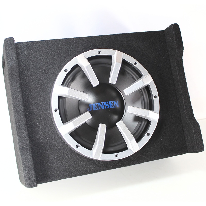 Jensen 10″ 100 Watt RMS 4-Ohms Single Vented Downfire Subwoofer Enclosure