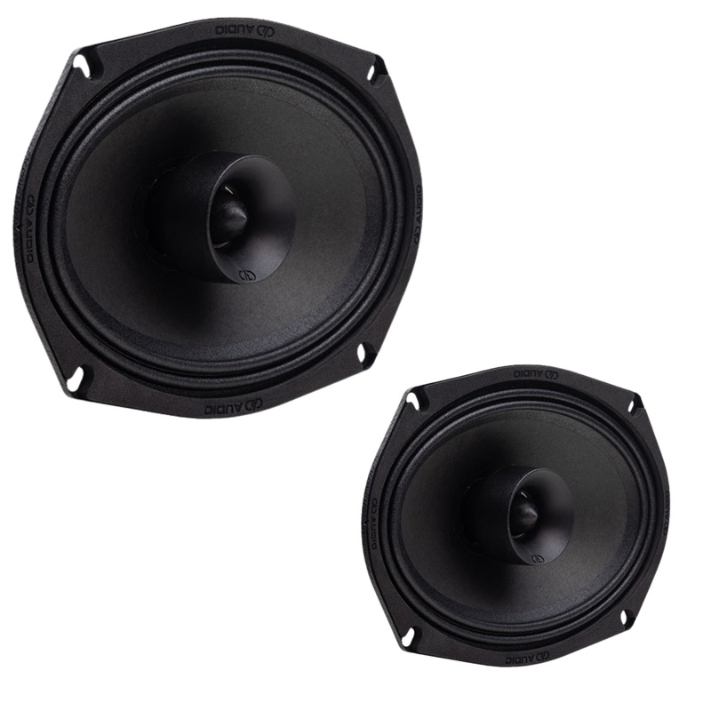 Pair of 6×9″ 150W 4-Ohm SVC Mid-Range Coaxial Speakers DD Audio VO-MX200 Series