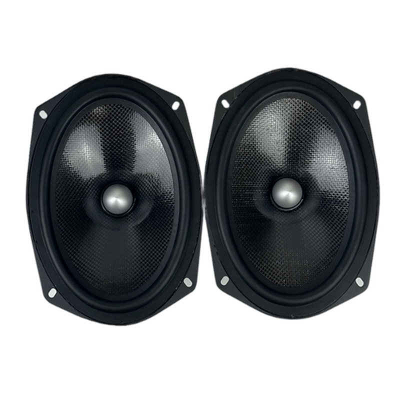 Resilient Sounds Pair of 6×9″ Carbon Fiber 75 Watt RMS 4 Ohm Midrange Loudspeakers