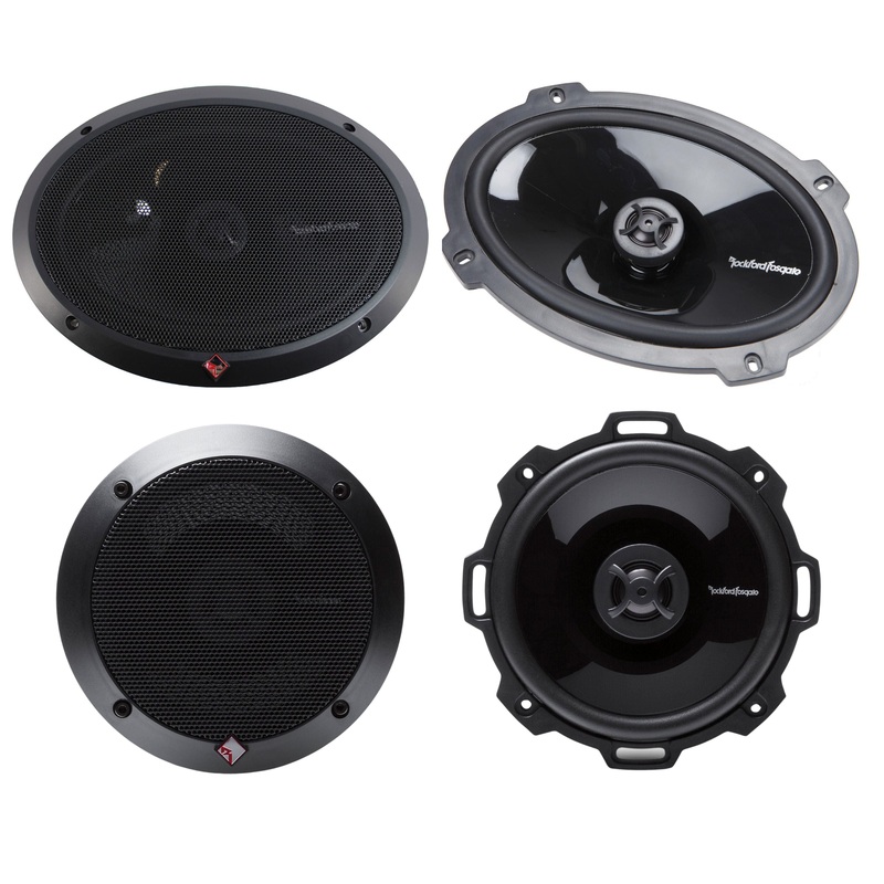 Rockford Pair of 5.25″ 160W 4 Ohm 2-Way & Pair of 6×9″ 300W 4 Ohm 2-Way Speakers