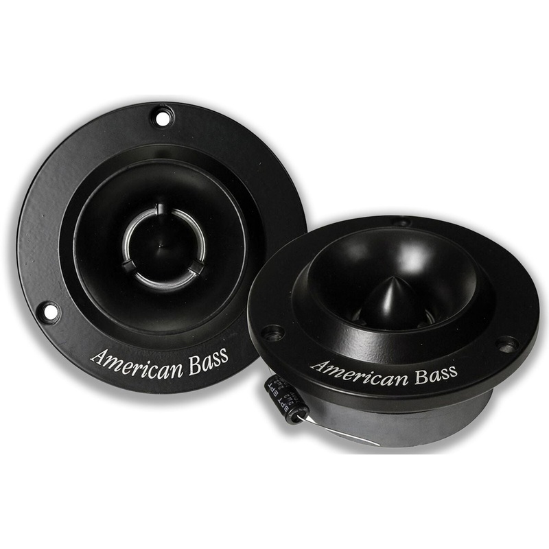 American Bass 1″ Compression Tweeter Black 150 Watt 4 Ohm Pair MX-252B