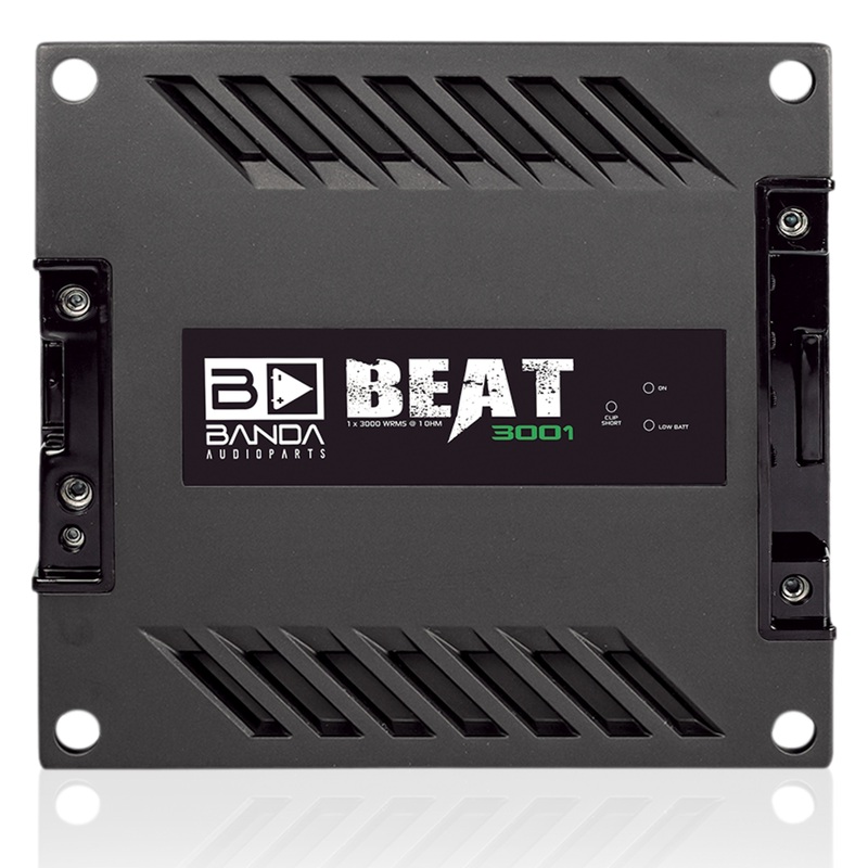 Banda BEAT Line Compact Full Range 3000 Watt 1-Ohm Monoblock Brazilian Amplifier
