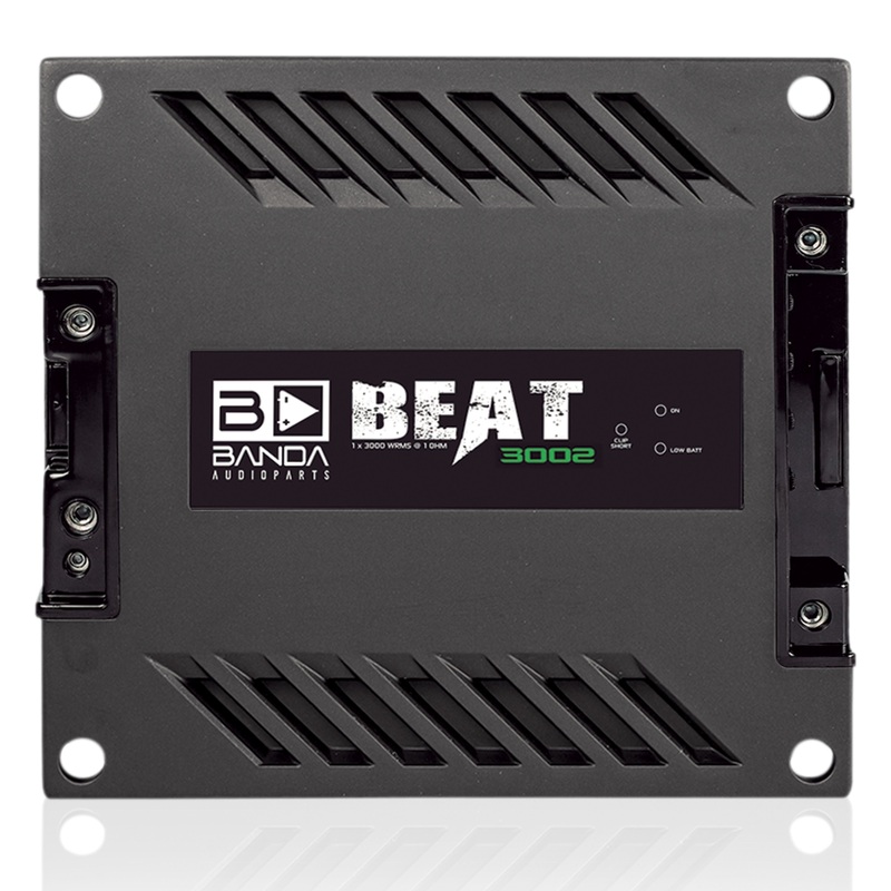 Banda BEAT Line Compact Full Range 3000 Watt 2-Ohm Monoblock Brazilian Amplifier