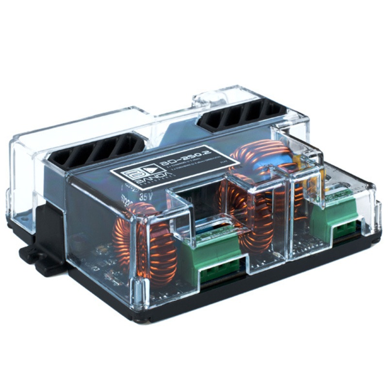 Banda Pocket Series Compact 250 Watt 2-Ohm 2-Channel Brazilian Amplifier BD-250.2