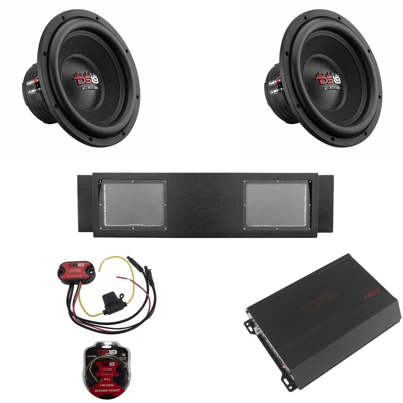 DS18 2000W JSUB.2 Combo with 2 x Z-VX12.4D Subs + FRX2K Amp + LED-BTCDRM