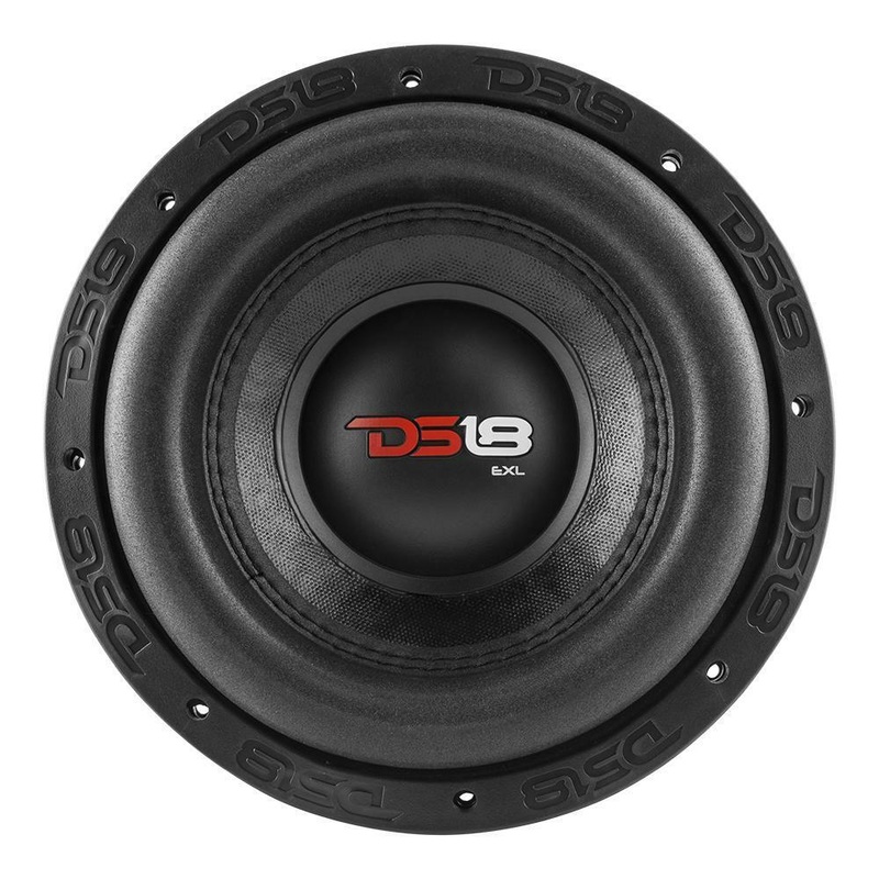 DS18 Car Audio 8″ Subwoofer 1200 Watts Dual 4 Ohm 2.5 Voice Coil EXL-X8.4D