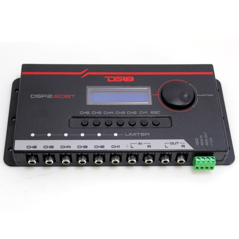 DS18 DSP Crossover & Equalizer 6 Channel Digital Processor Bluetooth DSP2.6DBT 169.95