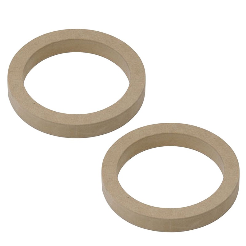 2x Install Bay High Quality MDF Wooden 5 Inch Car Audio Speaker Spacer Rings SR5
