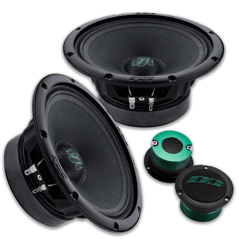 Deaf Bonce 2x 6.5 Midrange Speakers 4 Ohm MM-60 V2 & 2x Neo Tweeters Package