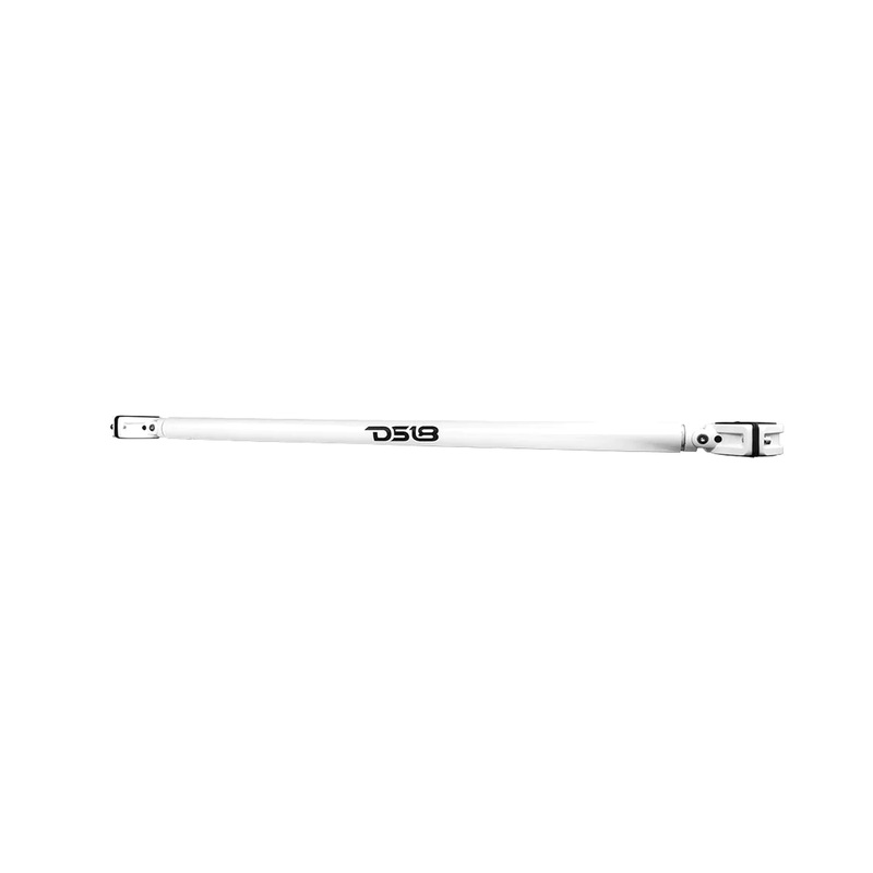 DS18 Jeep JK/JKU 48.3″ – 50.3″ Mounting Tube Aluminum for Tower/Pod Speakers White
