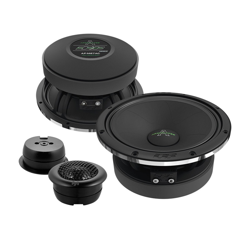 Pair of Deaf Bonce 6.5 Mid-Range Speakers 600W 4 Ohm w/ 1″ Neo Tweeters 100W