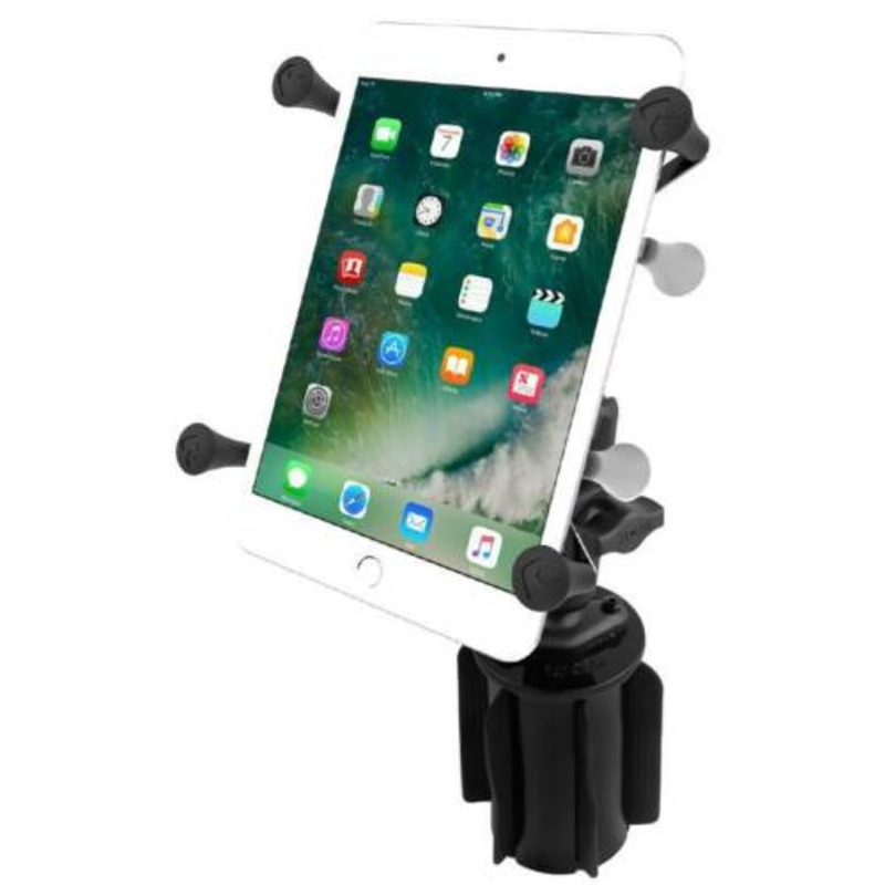 Ram Stubby Automotive Cup Holder Tablet Mount With Universal X-Grip