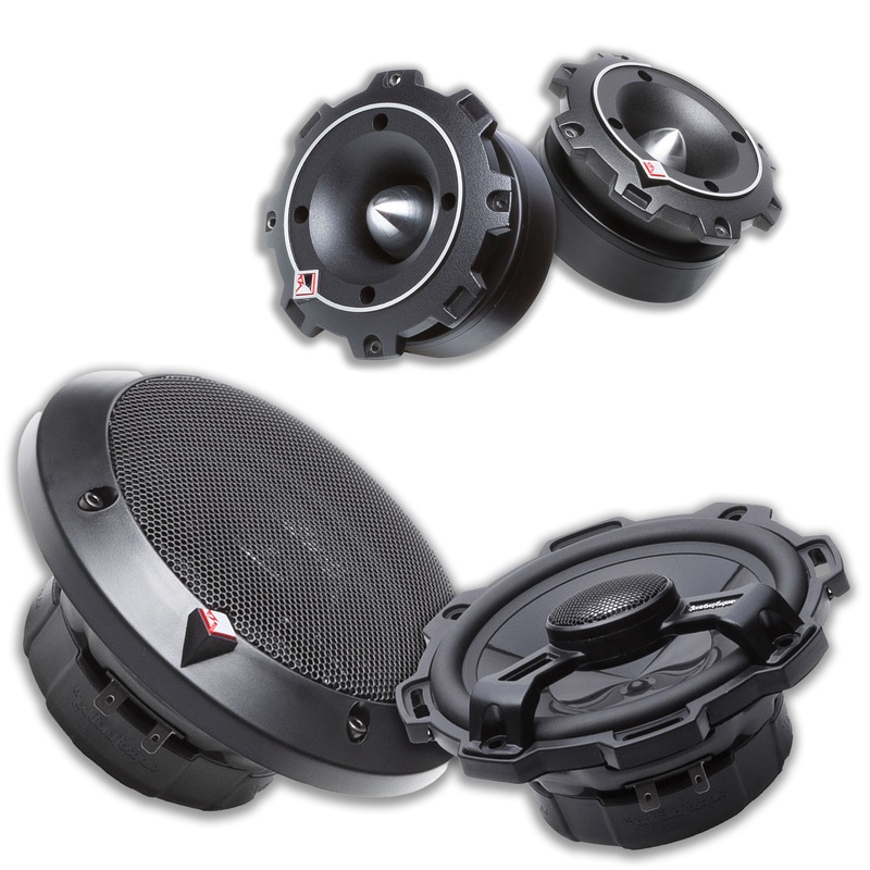 Rockford Fosgate 5.25 Fullrange Speakers 240W 4 Ohm 2 Way & 1 Tweeters 200W