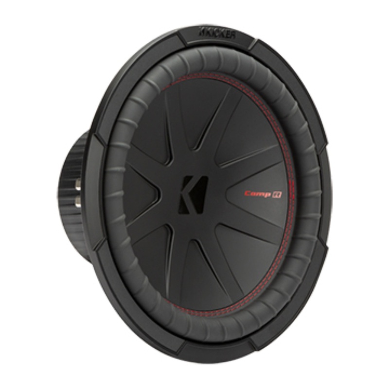 Kicker 12″ 4 Ohm 1000W Peak CompR Pro Car Audio Subwoofer Black 48CWR124
