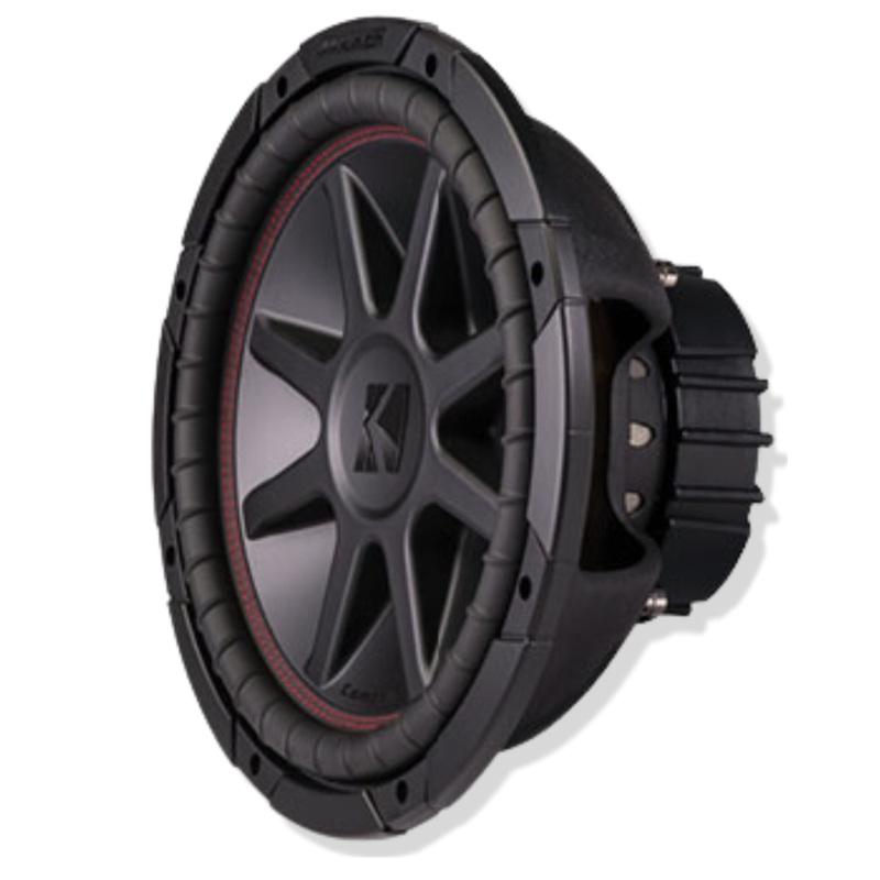 Kicker 12″ 4 Ohm 800W Peak CompVR Pro Car Audio Subwoofer Black 43CVR124