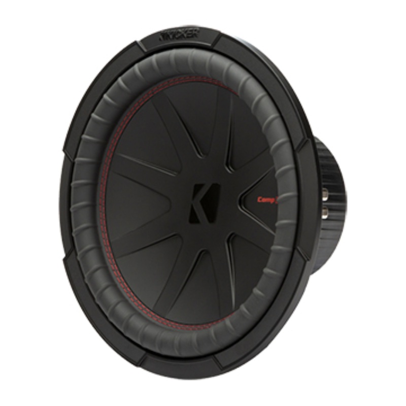 Kicker 15″ 4 Ohm 1600W Peak CompR Pro Car Audio Subwoofer Black 48CWR154
