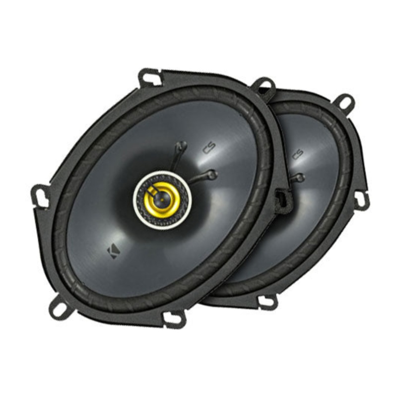 Kicker 6×8″ Coaxial 2 Way Speakers 225W Peak 4 Ohm Car Audio Black 46CSC684