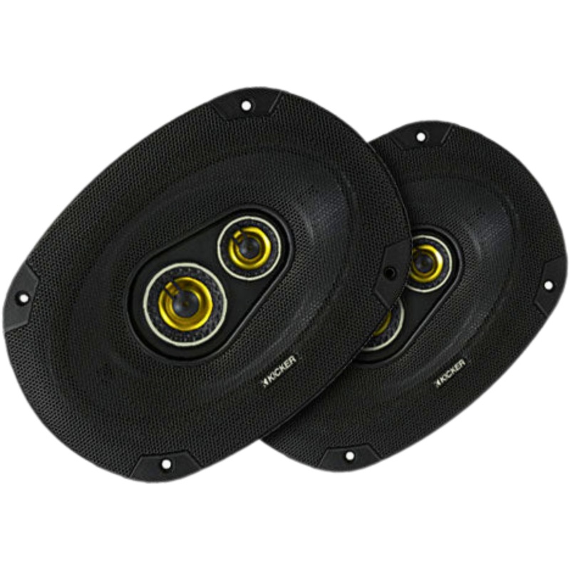 Kicker CS-Series 6×9″ 150W RMS 4-Ohm Coaxial 3 Way Speakers / 46CSC6934