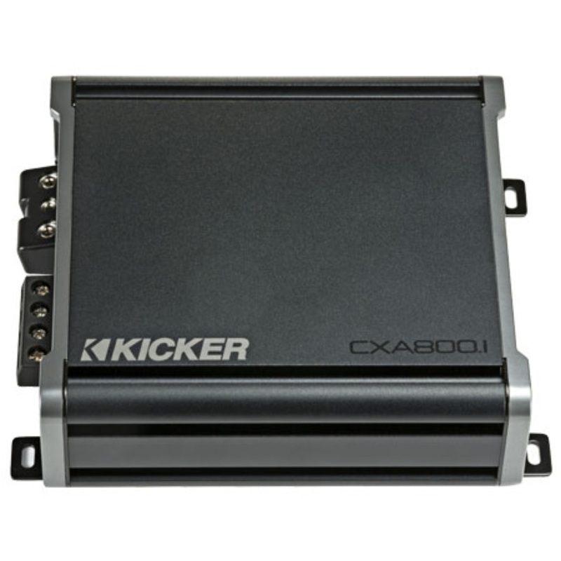 Kicker CX Series Monoblock Bass Amplifier Class D 800W RMS 1 Ohm 46CXA8001T