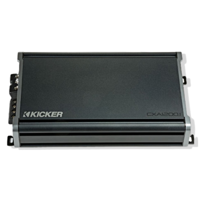 Kicker CX Series Monoblock Class D 1200W RMS 1-Ohm Amplifier – 46CXA12001T